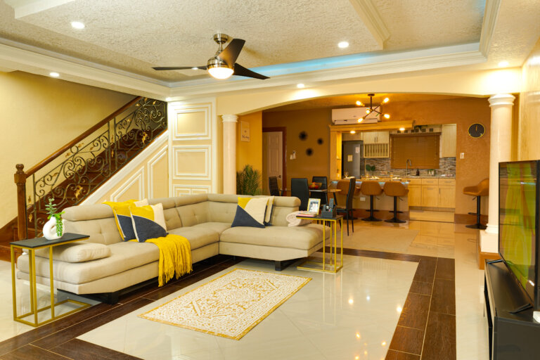 Living Area w/ Kitchen