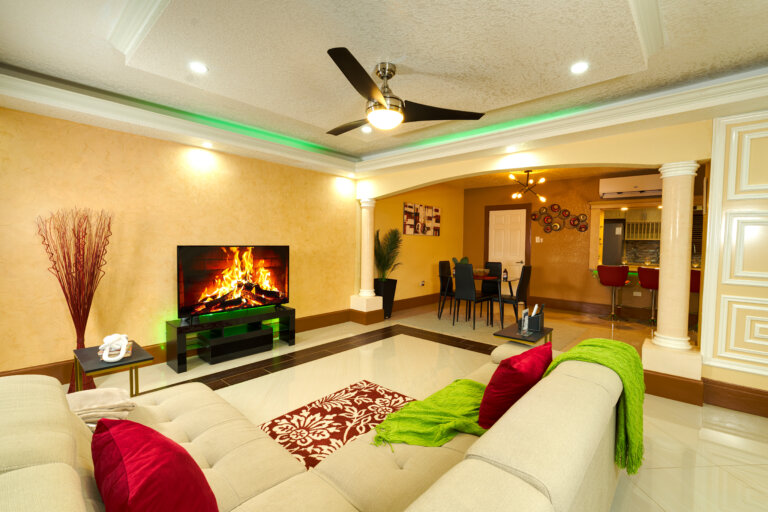 Living Area w/ Kitchen